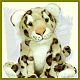 Soft Plush Baby Snow Leopard