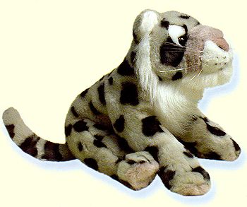 12 Inch Floppy Plush Snow Leopard