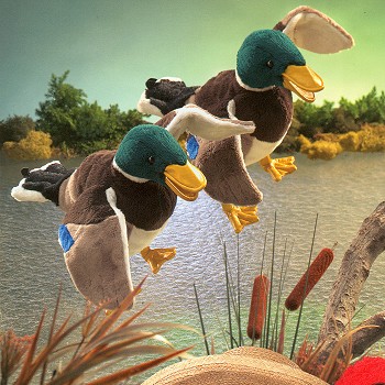 Folkmanis Stuffed Plush Mallard Duck