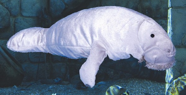 Sunny & Co. Lifelike Plush Manatee Stuffed Animal Puppet