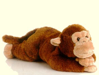 small stuffed monkey