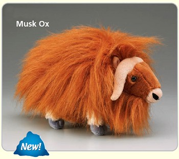 Wildlife Artists Stuffed Plush Musk Ox
