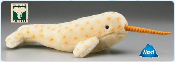 Wildlife Artists Stuffed Plush Narwhal