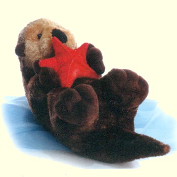 Aurora Cali Stuffed Plush Sea Otter