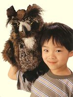 Folkmanis Great Horned Owl