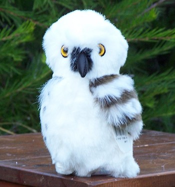 stuffed white owl