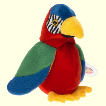 Ty Jabber Parrot Beanie Baby