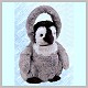 Stuffed Plush Emperor Penguin Purse