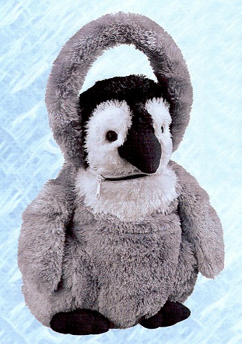 Stuffed Plush Emperor Penguin Purse
