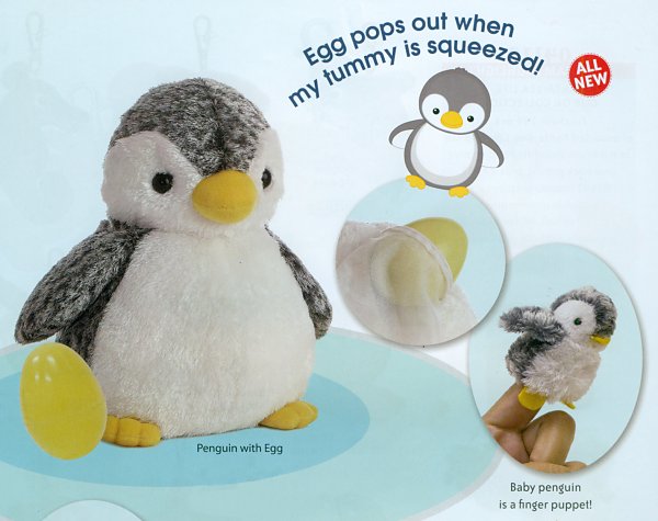 Aurora Plush Penguin Mom and Baby