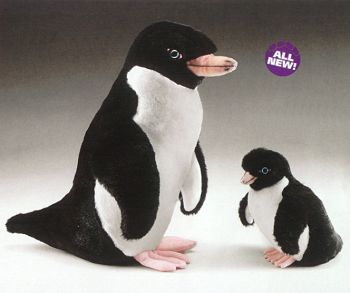 Stuffed Plush Adelie Penguins