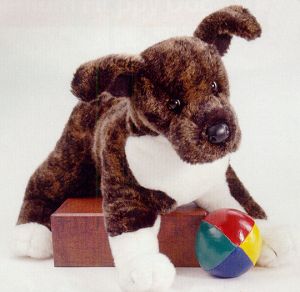 Stuffed Pit Bull Puppy