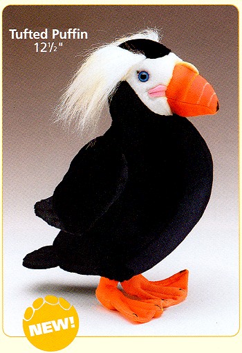 stuffed puffin taxidermy