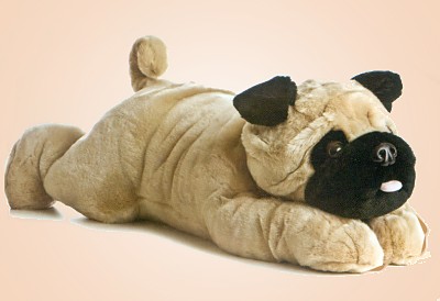 big pug stuffed animal