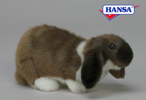 Hansa Stuffed Plush German Lop Eared Rabbit