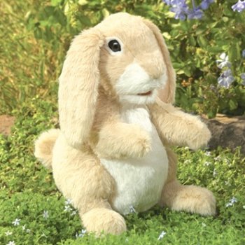 Folkmanis niffing Rabbit Hand Puppet