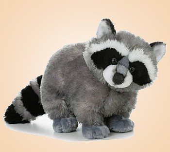 Aurora "Bandit" Plush Raccoon Stuffed Animal