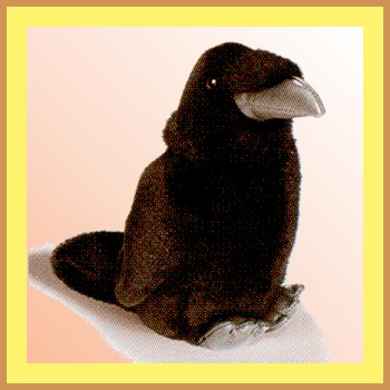 raven plush animal