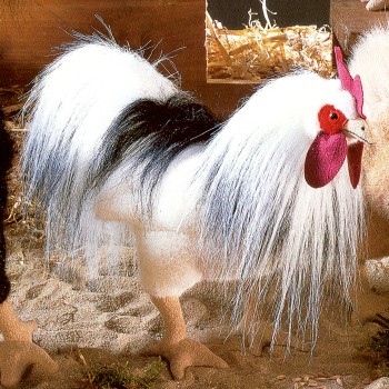 Kosen Lifelike European White Rooster