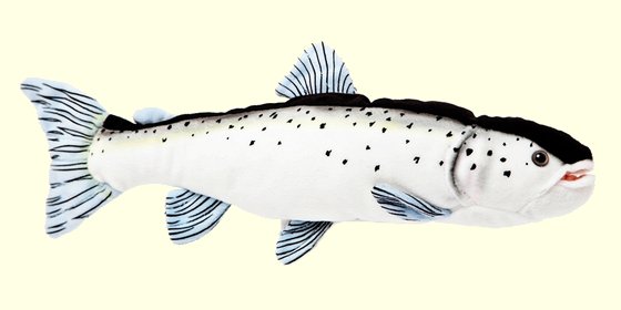 Cabin Critters Stuffed Plush Atlantic Salmon