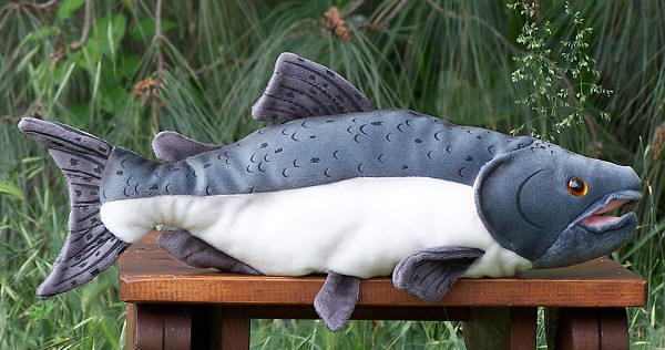 Cabin Critters Stuffed Plush Chinook Salmon