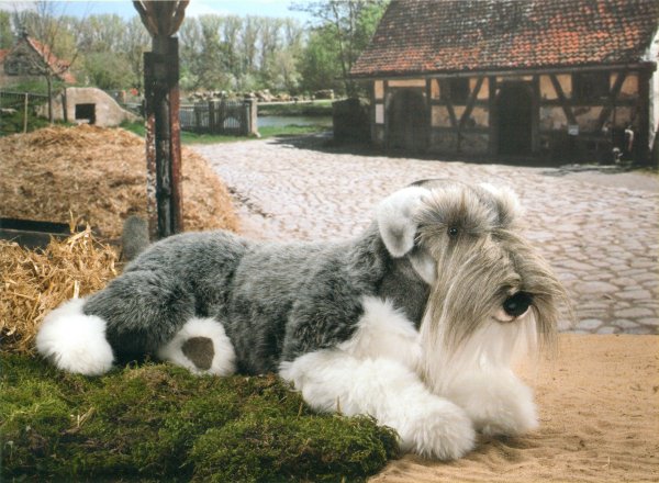 miniature schnauzer plush stuffed animal