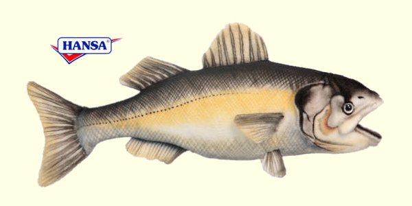 Hansa Stuffed Plush Sea Bass