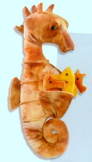 Stuffed Sea Horse with Babies