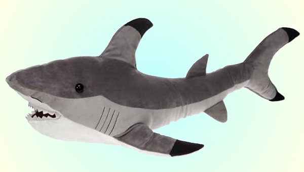 Fiesta Plush Gray Shark