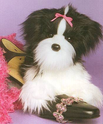 Douglas "Moonie" Stuffed Plush Shih Tzu Dog