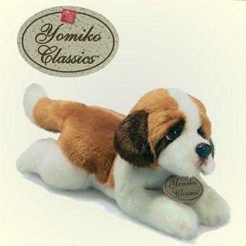 st bernard soft toy