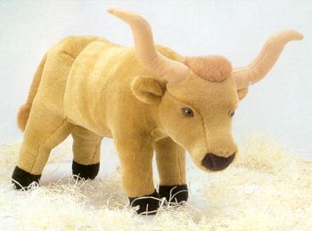 large longhorn stuffed animal