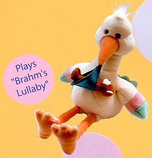 Bundles Musical Plush Stork