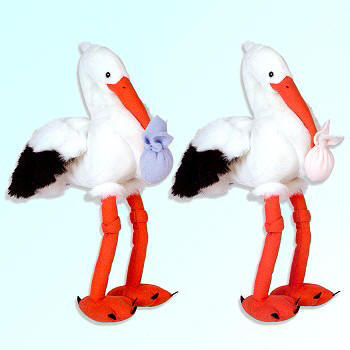 Wild Republic Cuddlekins Plush Storks