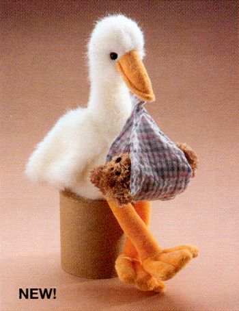 Boyds Sammy Stuffed Plush Stork