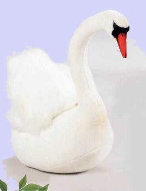Hansa Stuffed Plush White Swan
