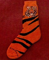 Tiger Socks from CritterSocks.com