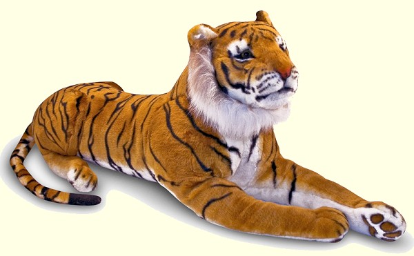 Melissa and Doug 47 Inch Lifelike Stuffed Plush Bengal Tiger