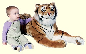 melissa and doug giant stuffed tiger