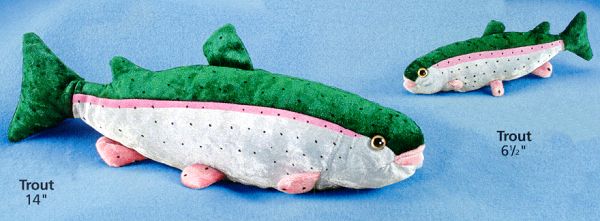 Stuffed Plush Trout
