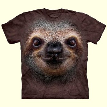 Sloth Face T-Shirt from The Mountain