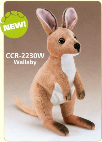 Wildlife Artists Stuffed Plush Wallaby