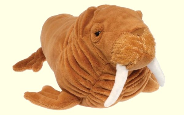 Wild Republic Natural Poses Stuffed Plush Walrus