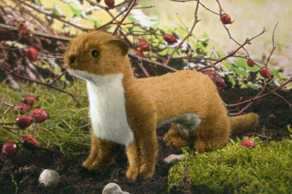 Kosen European Plush Least Weasel Made in Germany