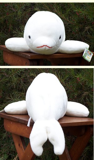 Stuffed Plush Beluga Whale from Stuffed Ark