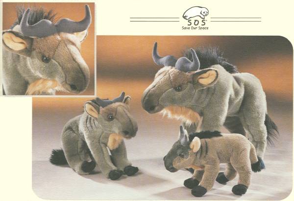 SOS Stuffed Plush Wildebeest Collection