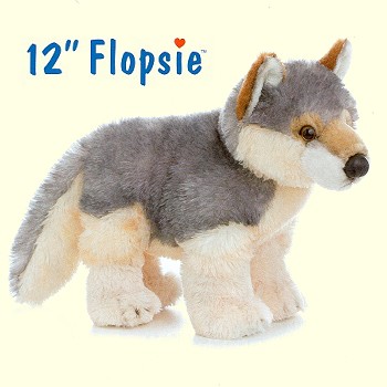 Aurora Wily Stuffed Plush Wolf