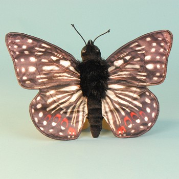 Sunny & Co. Stuffed Checkerspot Butterfly Hand Puppet